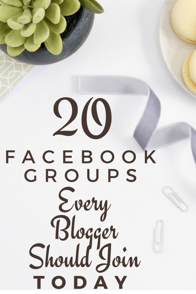 20 Facebook Groups that Every Blogger Should Join TODAY!