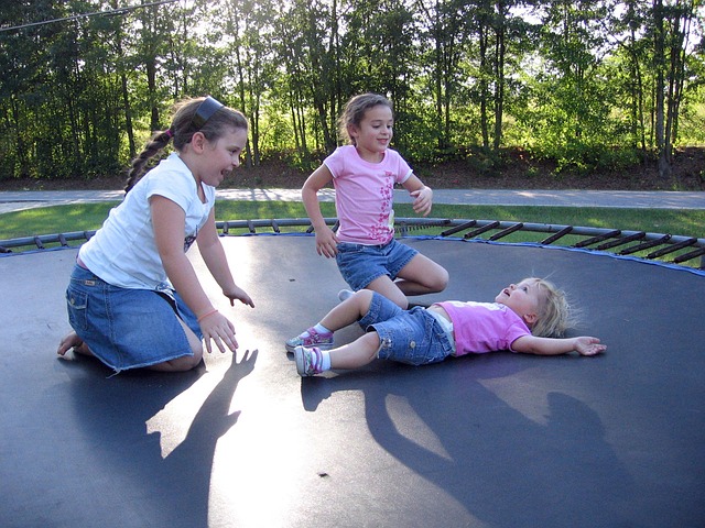 Trampolines are great for kids