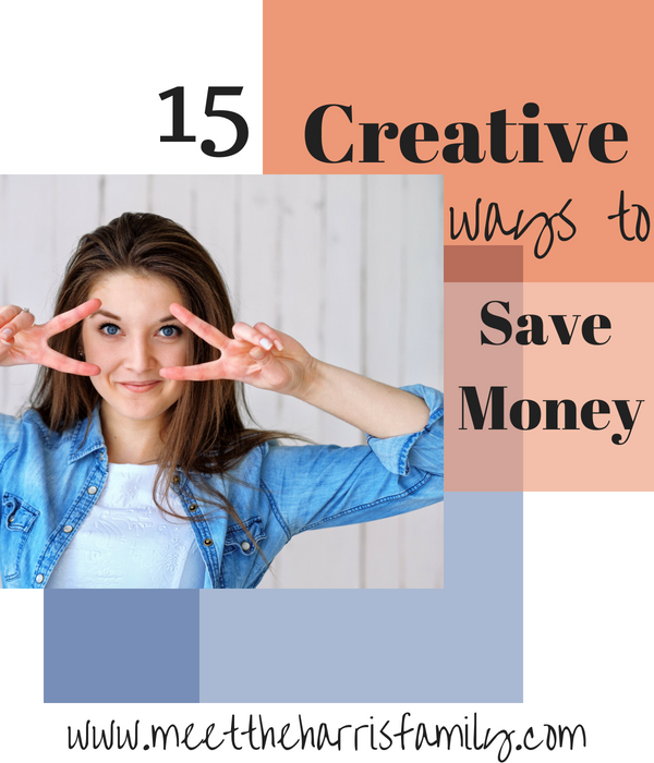 There are so many creative ways to save money, and they all add up quickly! 