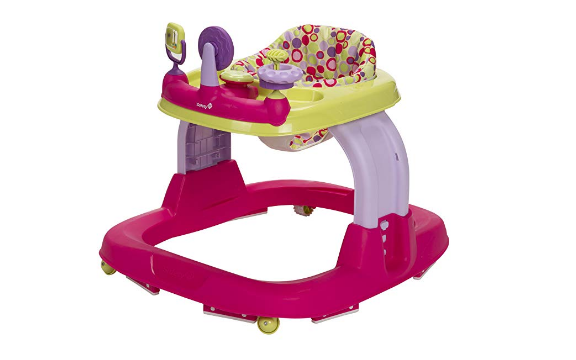 Toddlers Christmas Gift Guide-Safety 1st Ready Set Walk 2.0 Developmental Walker, Dottie, Pink 